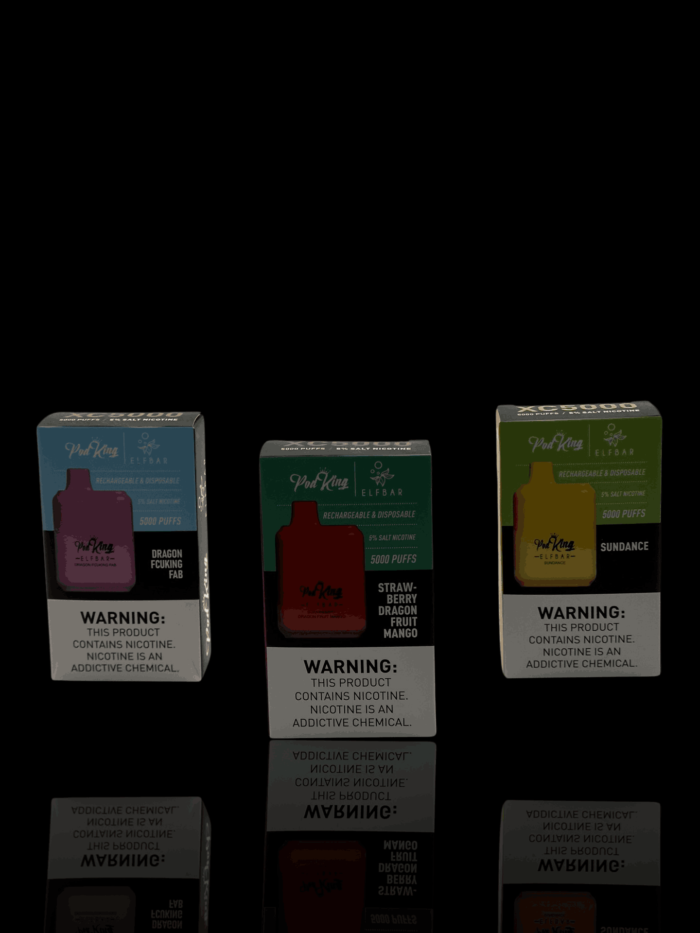 pod king elf bar xc5000 disposable vape 5000 puffs